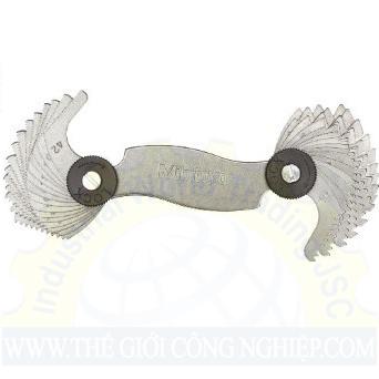 Bộ thước dưỡng đo ren Mitutoyo 188-121, 0.4-7mm/18 lá (Mã đặt hàng: 27875)