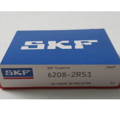 Vòng bi (bạc đạn) Skf 6208-2RS1, nắp nhựa (Mã đặt hàng: 55658)