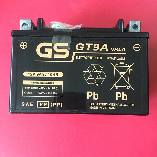 Bình Ắc Quy Khô GSBATTERY GS GT9A (Mã đặt hàng: 42657)