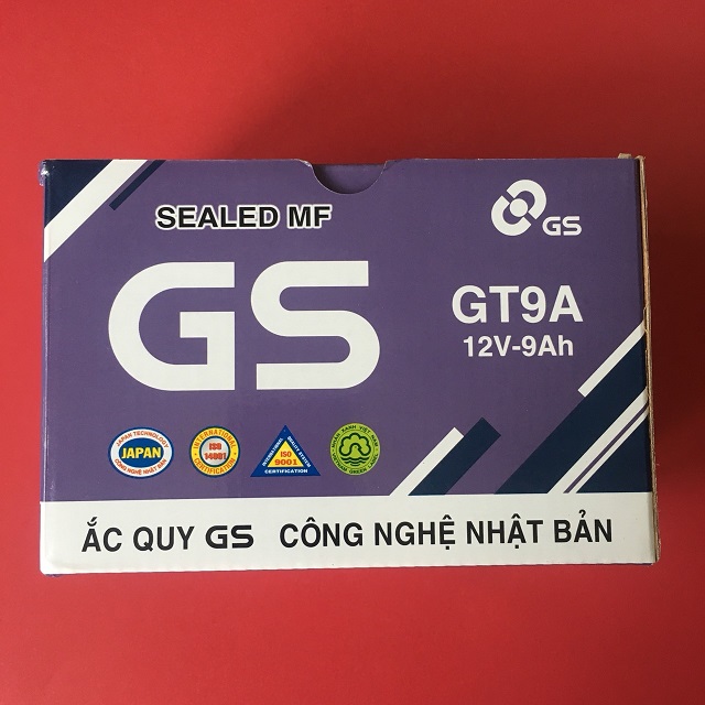 Bình Ắc Quy Khô GSBATTERY GS GT9A (Mã đặt hàng: 42657)